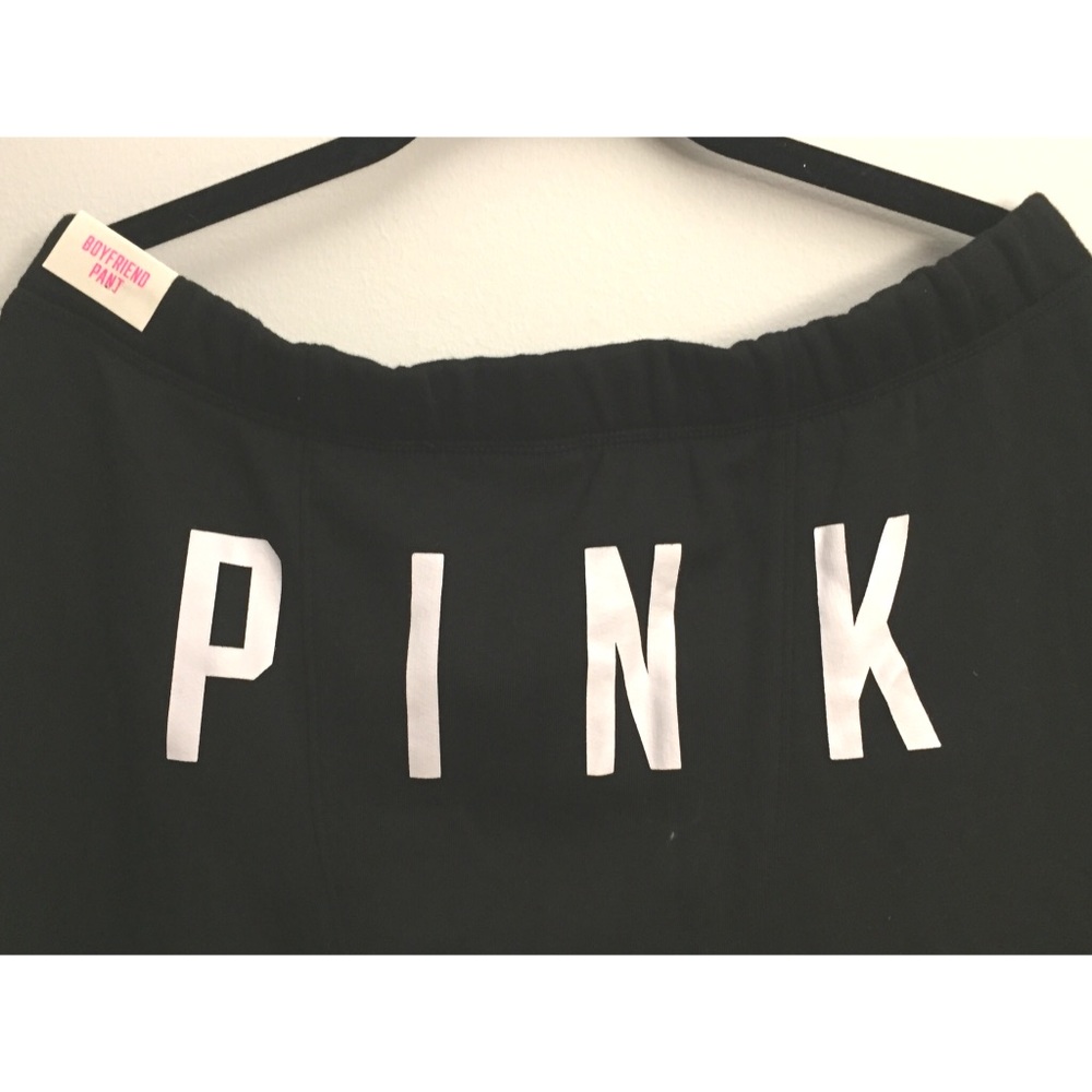 Victoria Secret-Boyfriend Pant- Black Sweatpants